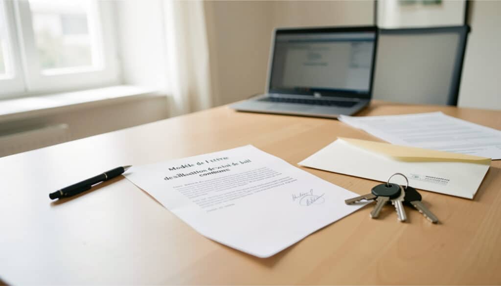 Modèle de lettre de résiliation de bail conforme